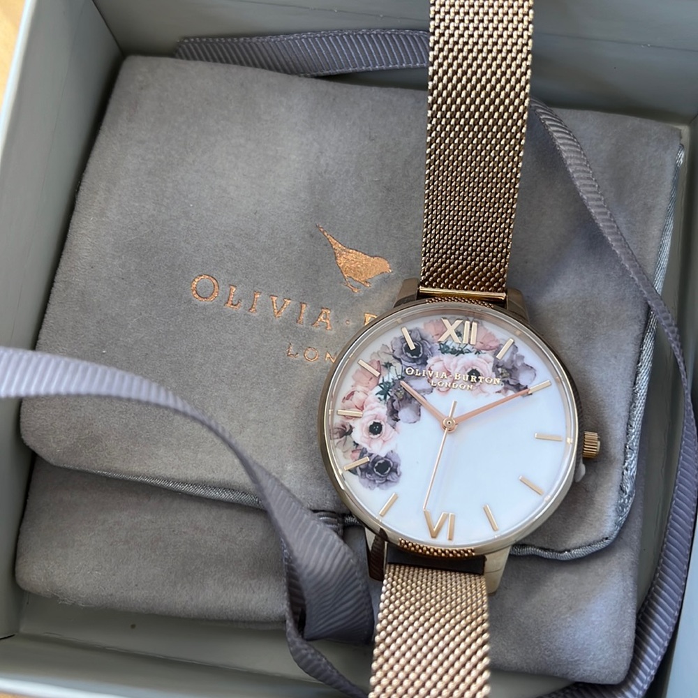 Olivia Burton- Rose Gold Women's 34MM Watch